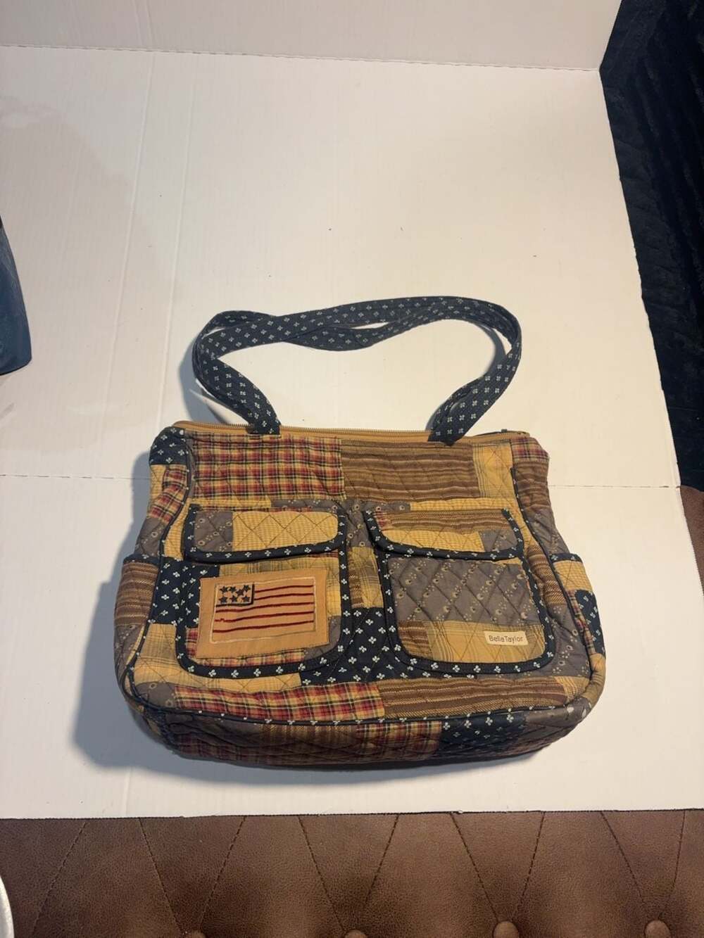 Bella Taylor Primitive Patch Blakely Tote Bag
